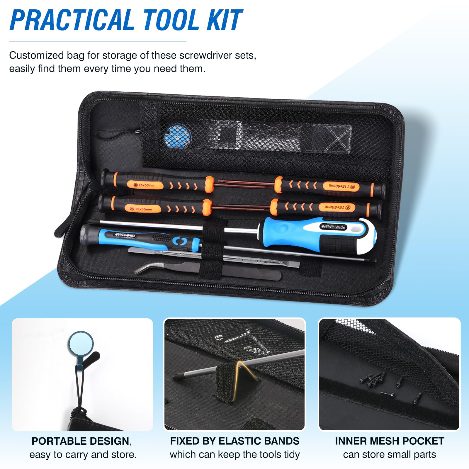10PCS Customized Screwdriver Set Compatible with Dyson Ball/Outsize/Gen5 V6 V7 V8 V10 V11 V15 Vacuum Cleaner, Hairdryer, AM10 Humidifier, Precision Phillips and Torx Screwdrivers Disassembly Tool