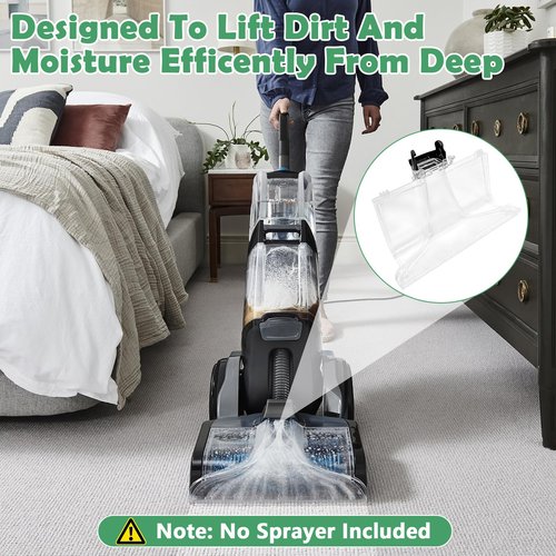 440014442 Upgraded Replacement Front Floor Nozzle Assembly Compatible with hoover Automatic Carpet Cleaner Replacements Parts Fits for SmartWAsh 2nd Generation And SmartWash PET (Without Sprayer)