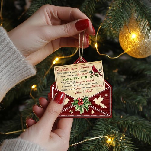Hyturtle Memorial Christmas Ornament 2025 - Cardinal Tree Decoration for Loved Ones | Sympathy Keepsake