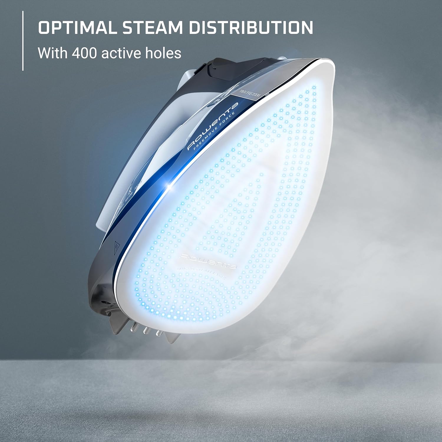 Rowenta Freemove Cordless Iron - 1600 Watts Rapid Heating Portable Steamer | Stainless Steel Soleplate, Blue