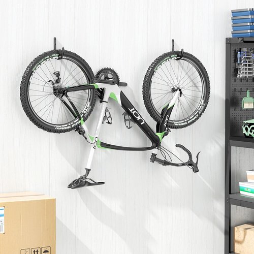 Garden Hose Holder - Durable Aluminum Wall-Mounted Hose Hanger with 4 Hooks for Outdoor Use