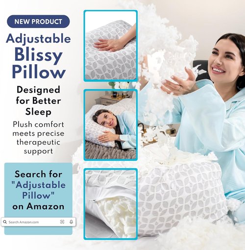 Blissy Silk Pillowcase - 100% Pure Mulberry Silk for Hair & Skin - 22 Momme, White | Standard, Queen & King Sizes