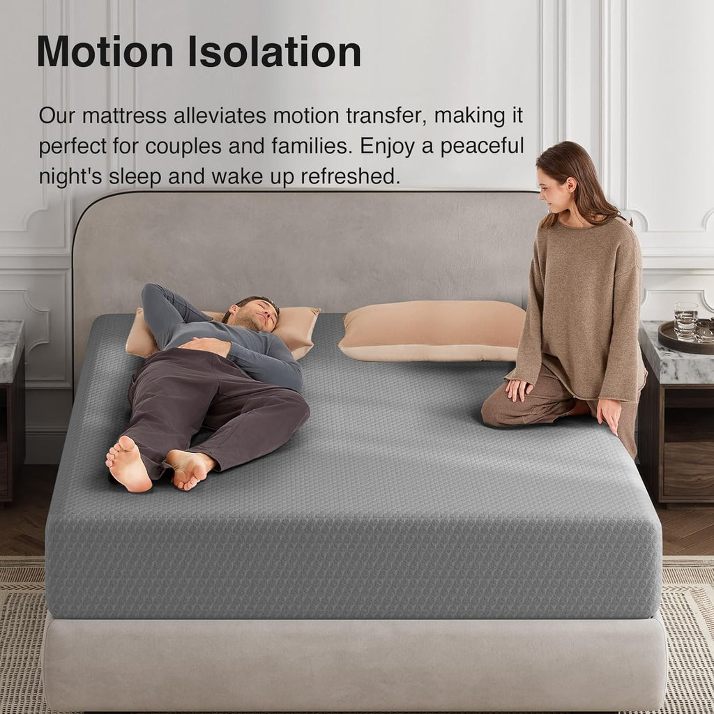 Novilla Queen Mattress - 12 Inch Memory Foam for Cool Sleep & Pressure Relief | CertiPUR-US Certified