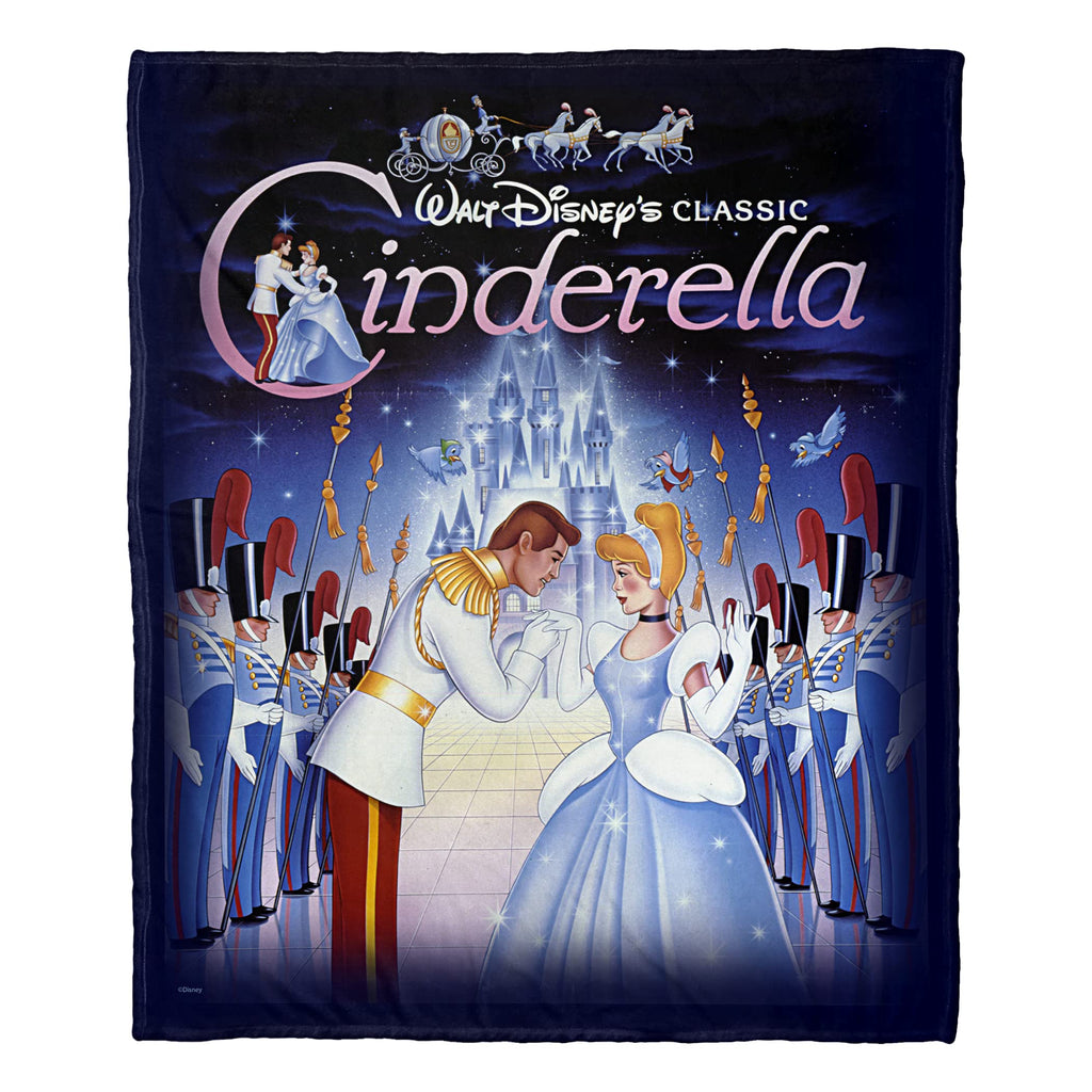 Northwest Cinderella Silk Touch Throw Blanket, 50" x 60", Cinderella Poster