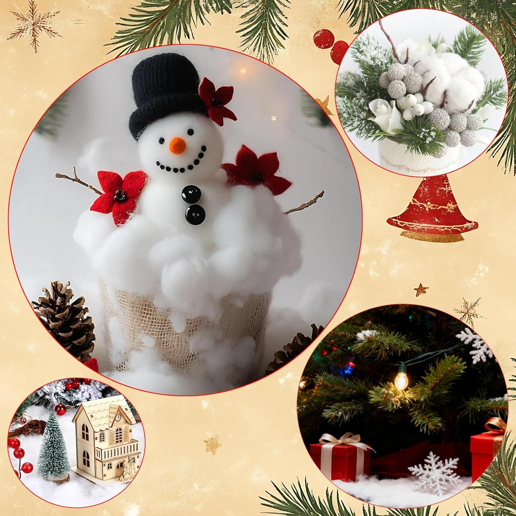 Regine Switzerland Christmas Fake Snow - Fluffy Artificial White Snow for Indoor/Outdoor Decor | 12.3 oz