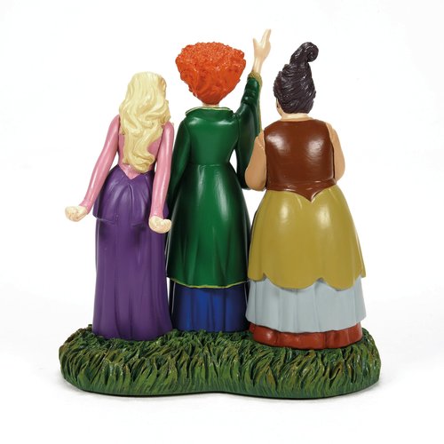 Department 56 Hocus Pocus Village Accessories The Sanderson Sisters Amok Figurine, 3.78 Inch, Multicolor