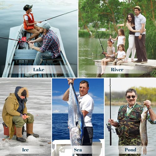 Fishing Advent Calendar 2025 - Lures Kit with Tackle Box | 24-Day Countdown Gift for Men & Boys