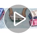 DOSEWART 2-Compartment Reusable Snack Containers - Eco-Friendly Meal Prep Packs (3 Pack)