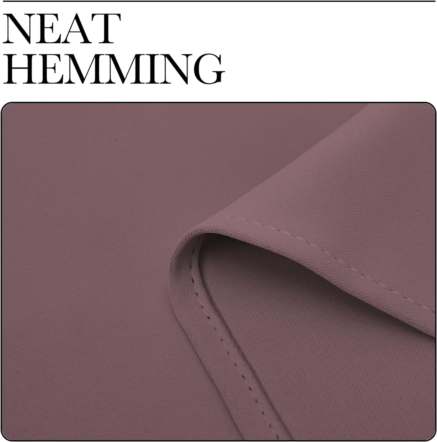 NICETOWN Thermal Insulated Blackout Curtain Panels - Dry Rose, 34x54 Inch, 1 Pair for Basement