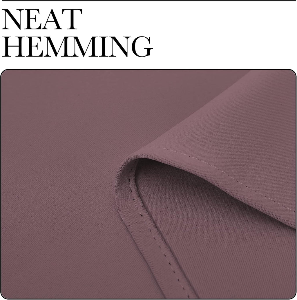 NICETOWN Room Darkening Curtains - Thermal Insulated Grommet Drapes, Set of 2, 42" x 78", Ideal for Kitchen & Bedroom