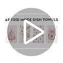 Pink Porcelain Christmas Kitchen Towels Set of 4 18x26 Inches - Artoid Mode