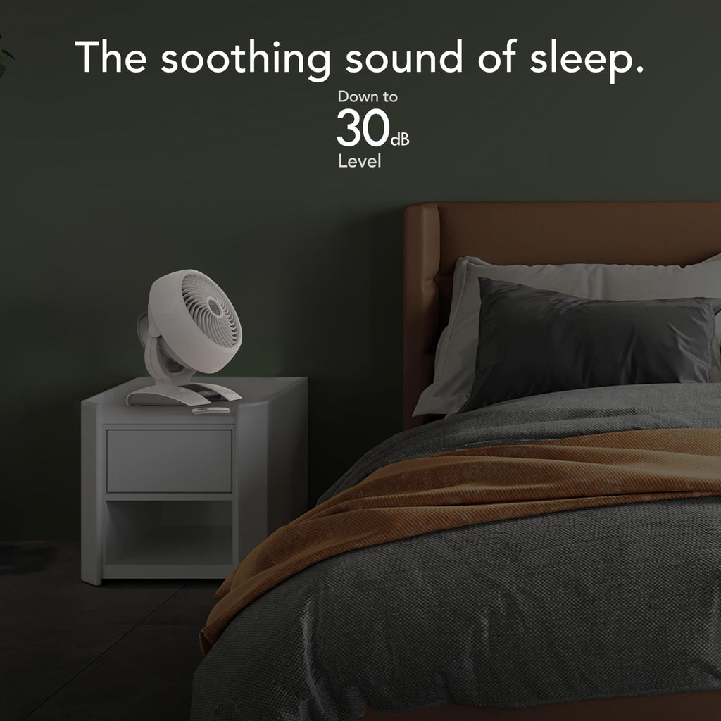 Vornado 5303DC Energy Smart Small Air Circulator Fan with Variable Speed Control, white, Medium