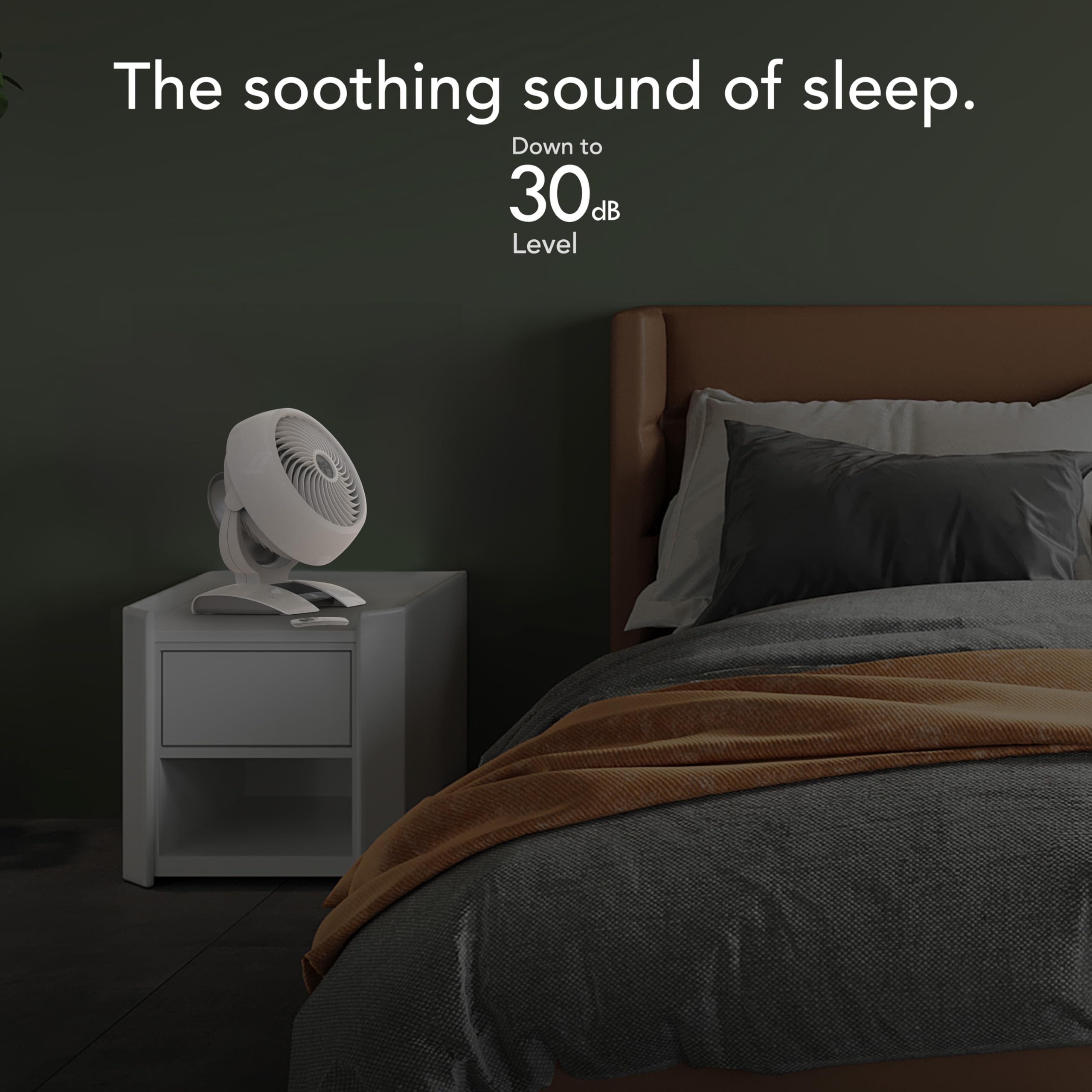 Vornado 5303DC Energy Smart Small Air Circulator Fan with Variable Speed Control, white, Medium
