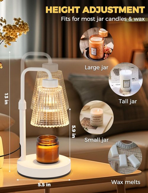 GODONLIF Candle Warmer Lamp - Dimmable with Timer | Perfect Birthday Gift for Women & Home Decor