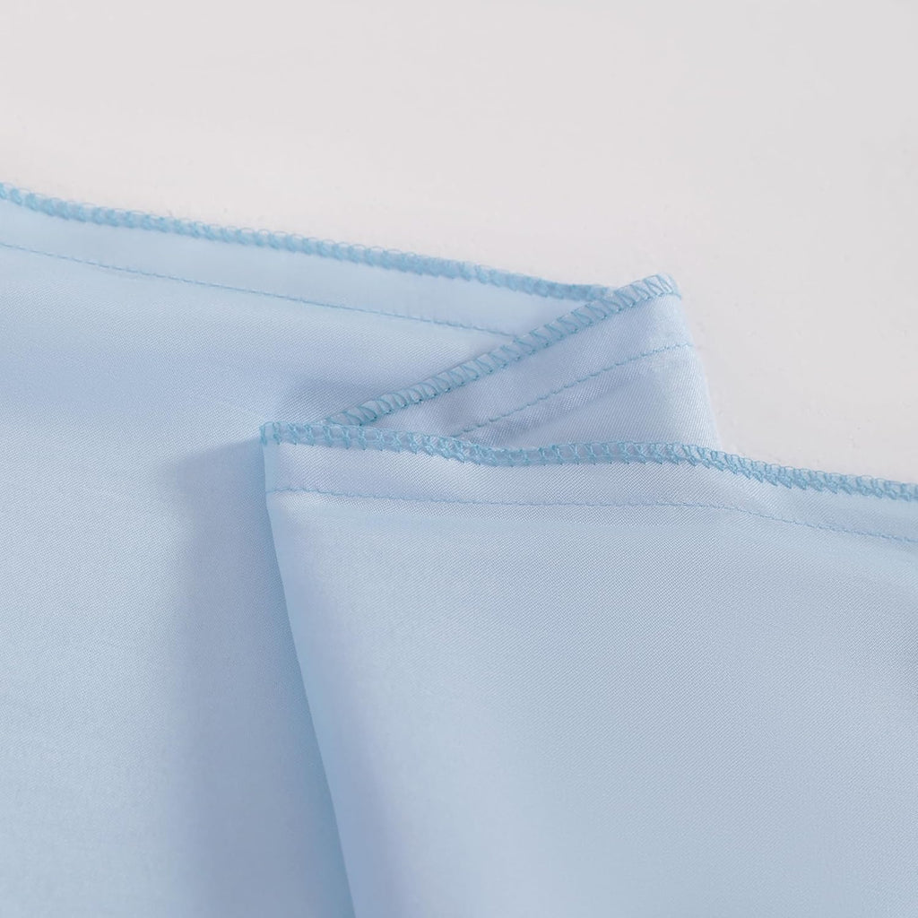 NTBAY Satin Pillowcases - Luxurious 2 Pack for Hair & Skin | Silky Envelope Closure, 20x26 Inches, Aqua