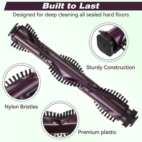 HappyAlley Brush Roll Replacement with Lower Duct Hose & Belt, Compatible with Shark NV752 NV750 NV650 NV650W NV750AND NV652 NV652C NV750W NV752BRN NV753C NV651 NV750W Vacuums, Vacuum Replacement Part