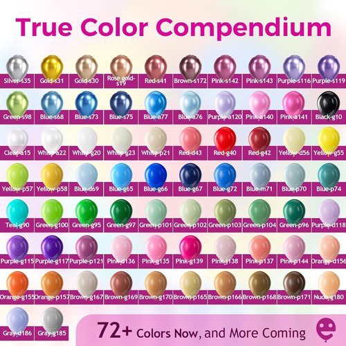 Bezente Dusty Pink Latex Balloons - 100 Pack 12-Inch Round Helium Blush Pink Party Decor