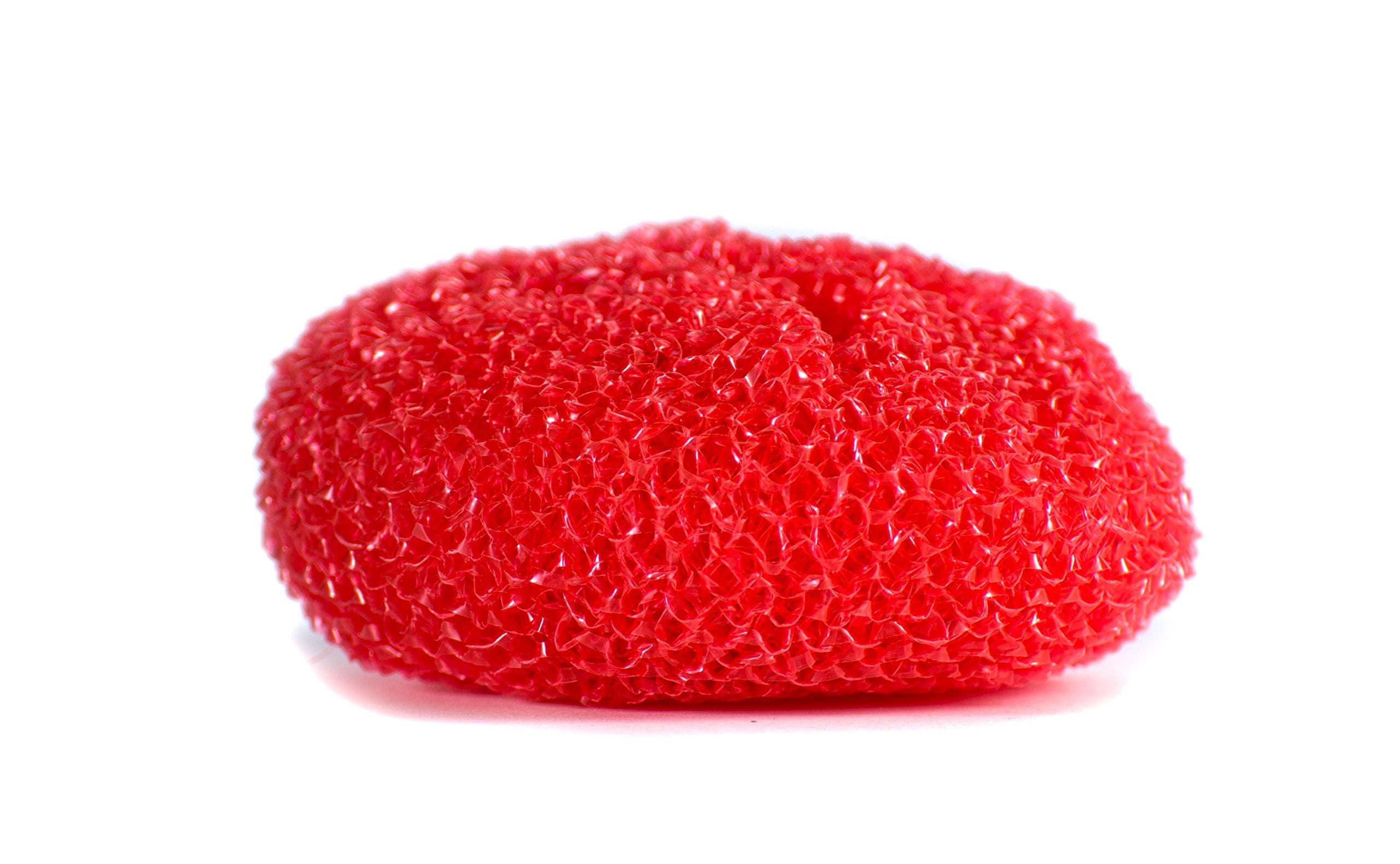 SCRUBIT 18 Round Nylon Dish Scrubber Scouring Pads - Assorted Colors Scourer Pads - Tough and Durable - Non-Scratch for Non-Stick Cookware
