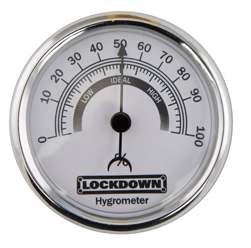 Lockdown Vault Hygrometer - Accurate Humidity Monitoring for Gun Vaults & Safes | Essential Storage Tool