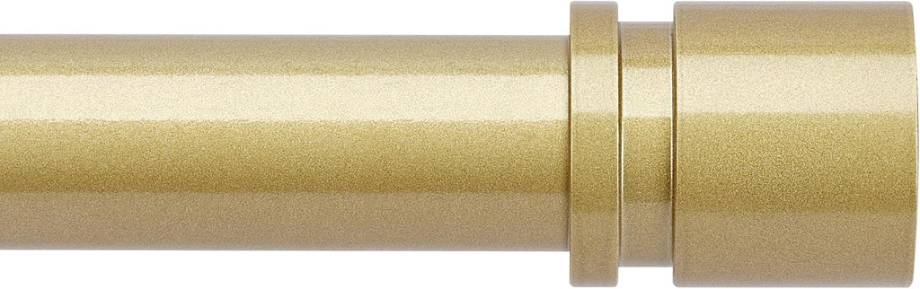 Byondeth Adjustable Curtain Rods | 16 to 60 Inches | 1-Inch Diameter | Elegant Flash Gold Finish