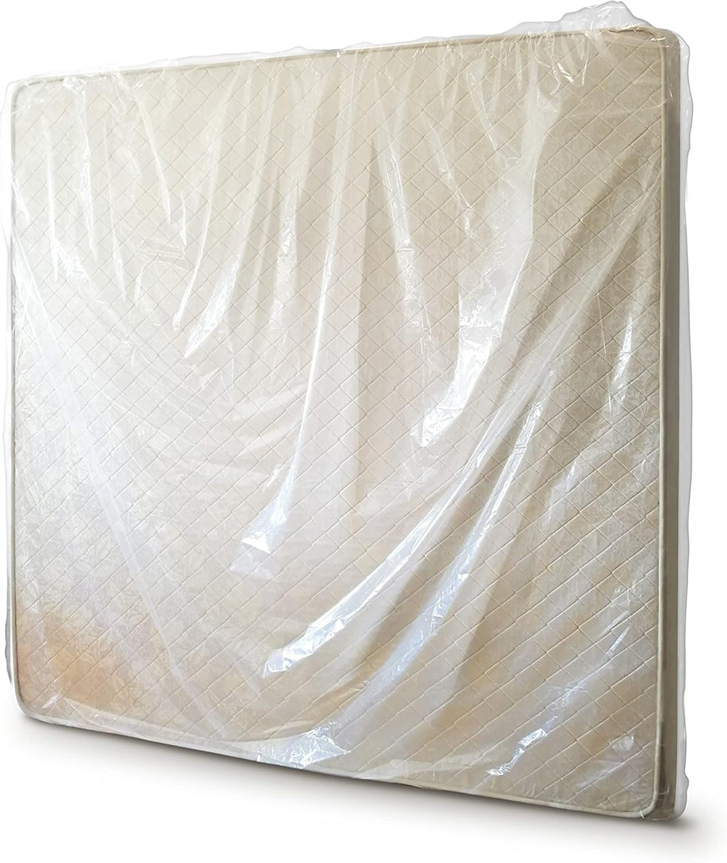 ComfortHome Mattress Bag - Durable Moving & Storage Solution | Twin & Full Size, 2 Pack Clear