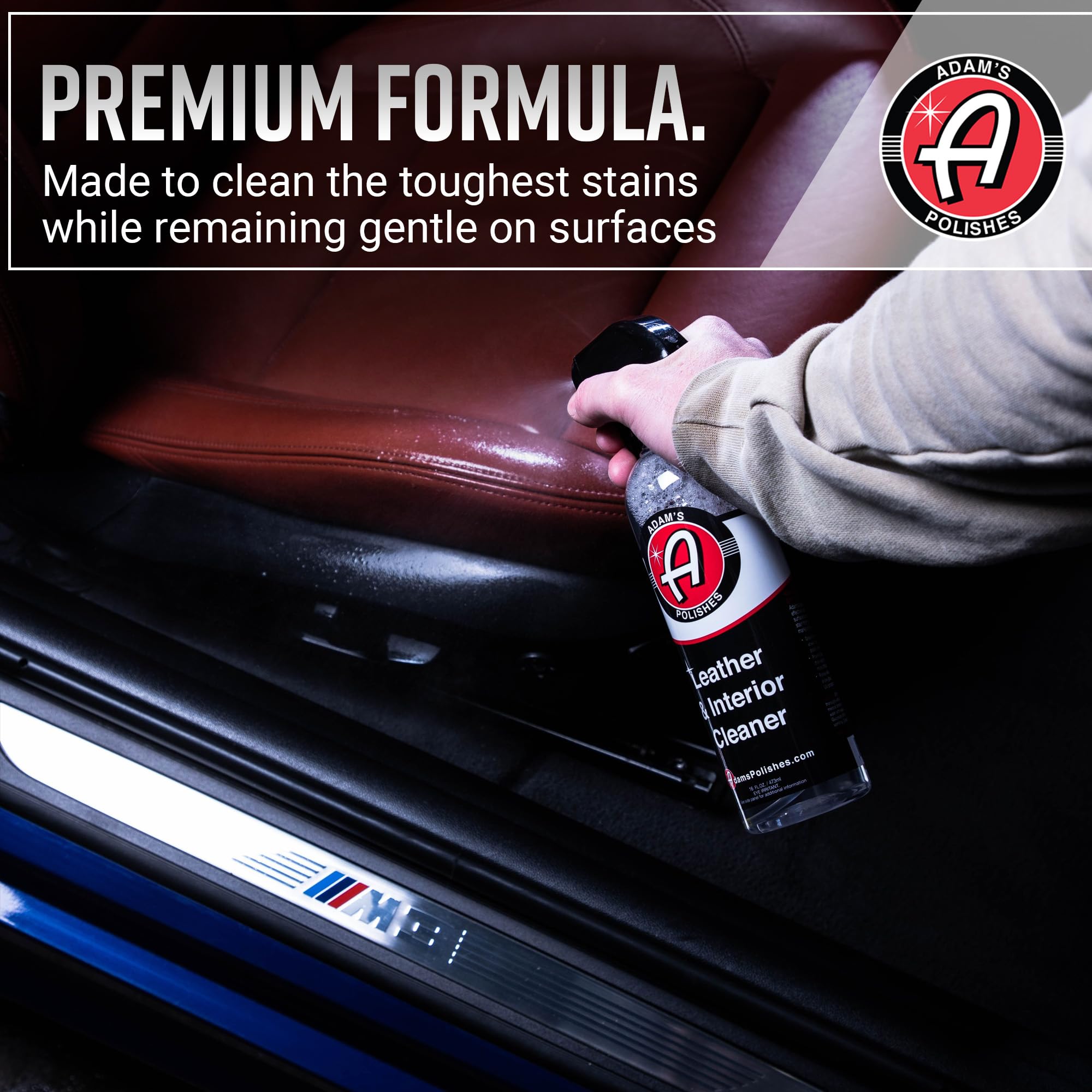 Adam's Polishes Leather & Interior Cleaner, 16oz