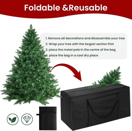 177 Gallon Waterproof Patio Cushion Storage Bags by [Brand Name] - Extra Large with Handles & Dual Zippers | Fits Holiday Decorations & Furniture, 68" x 30" x 20"