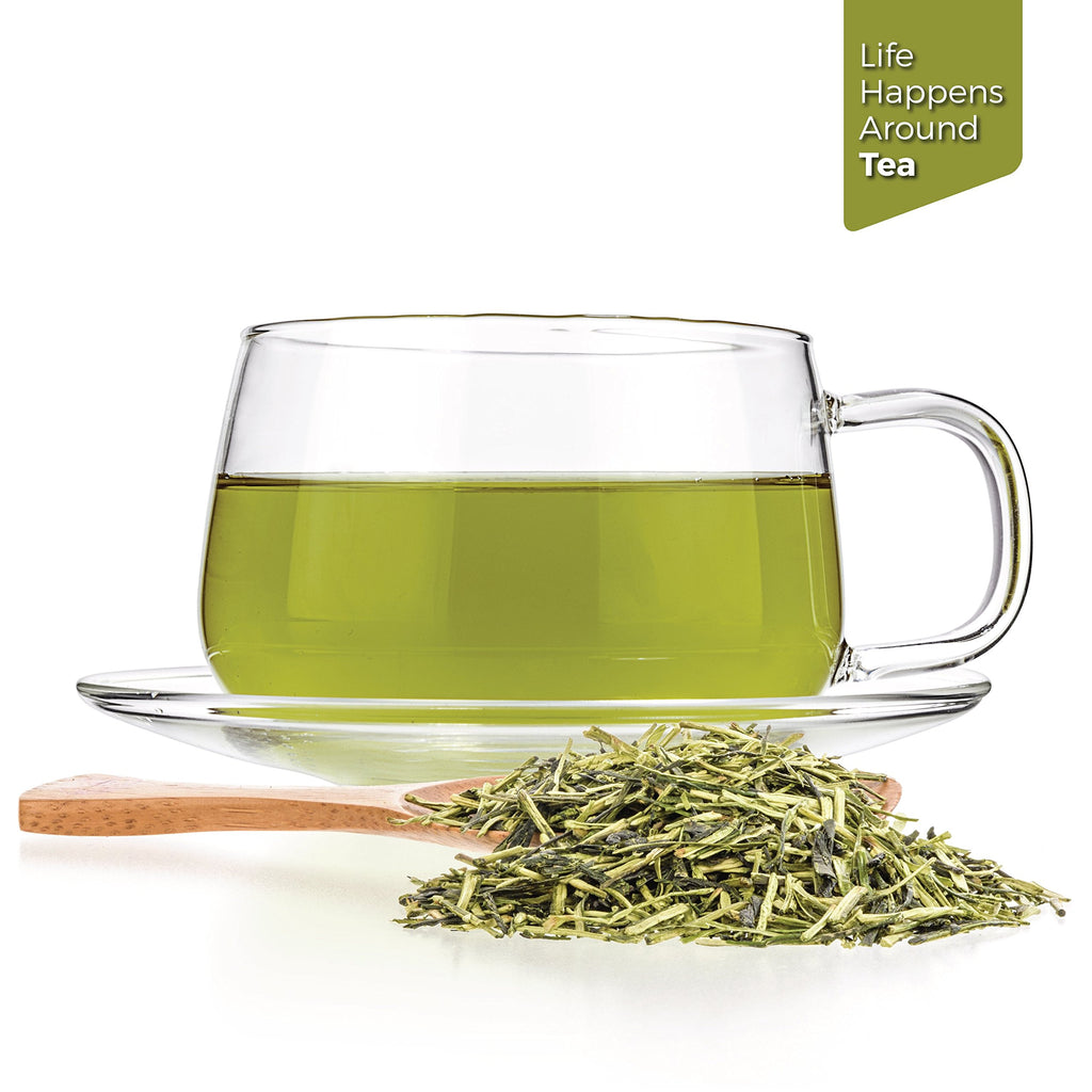 Tealyra - Premium Kukicha Twig Kabuse - Japanese Green tea - Loose Leaf Tea - Mild Slightly Nutty Flavour - High Level of Antioxidants - Caffeine Level Low - 200g