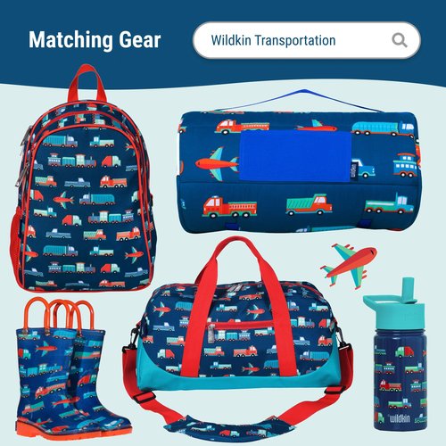 Wildkin ECO rPET Insulated Kids Lunch Box – Durable, Reusable, Portable for School & Travel - Transportation