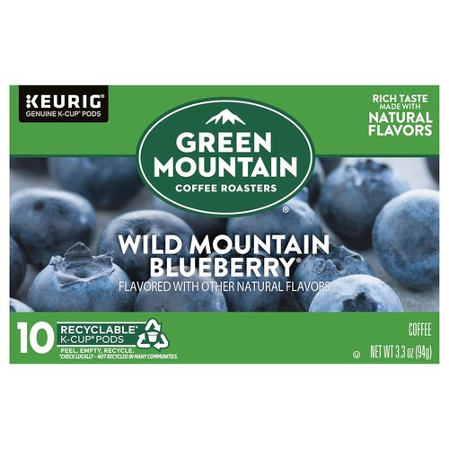 Green Mountain Coffee Roasters Wild Mountain Blueberry Coffee - 3.3 Ounce Flavorful Brew