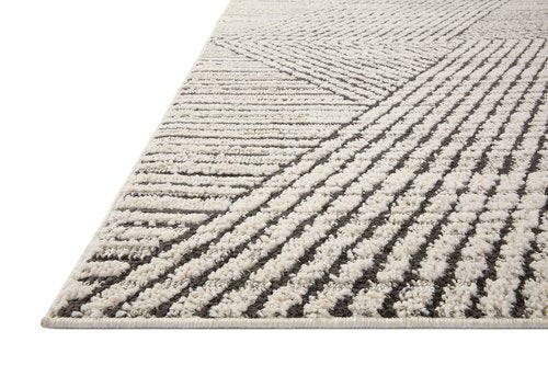 Loloi Fabian Collection FAB-06 Charcoal/Ivory 2'-7" x 7'-6" Runner Rug