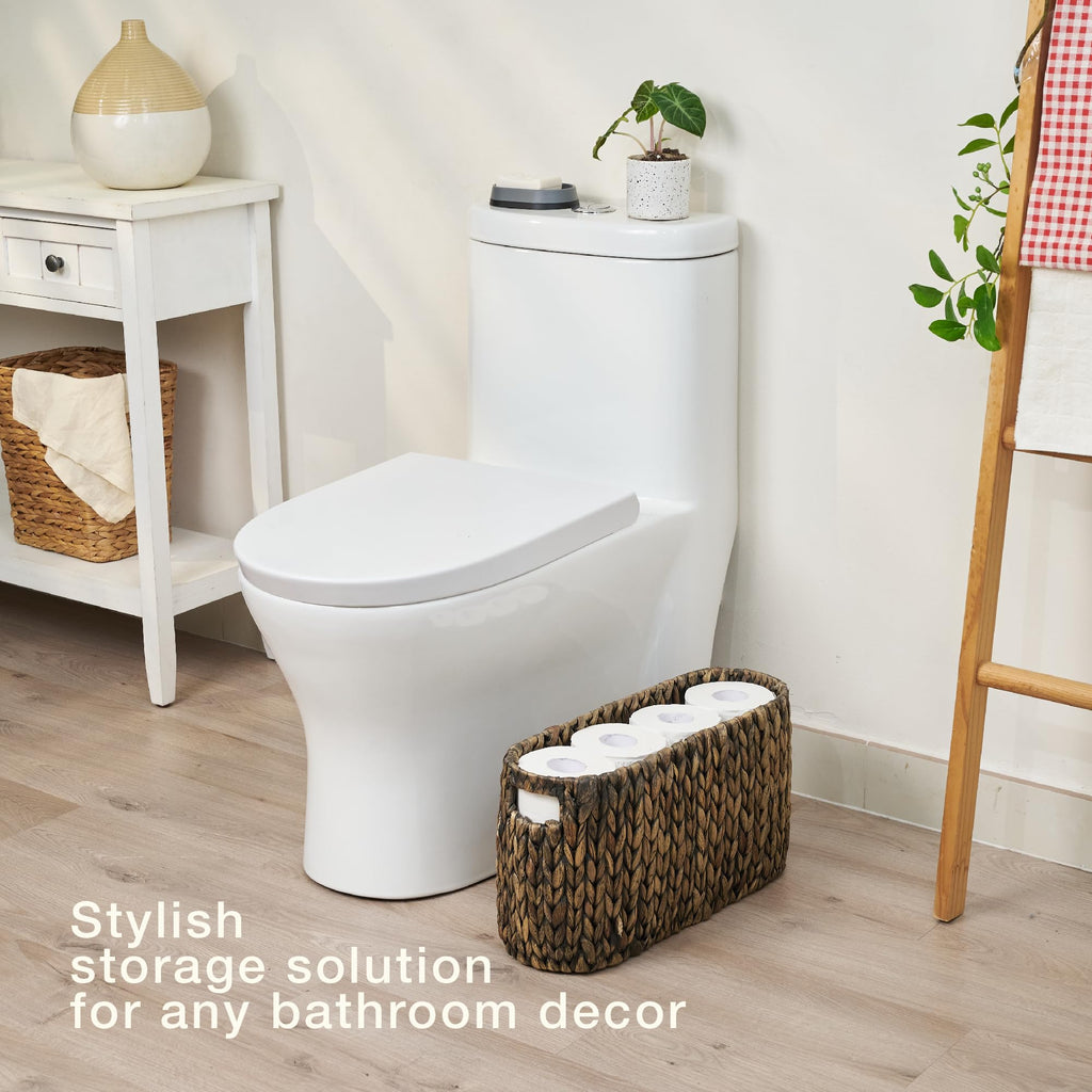 Black Toilet Paper Storage Basket