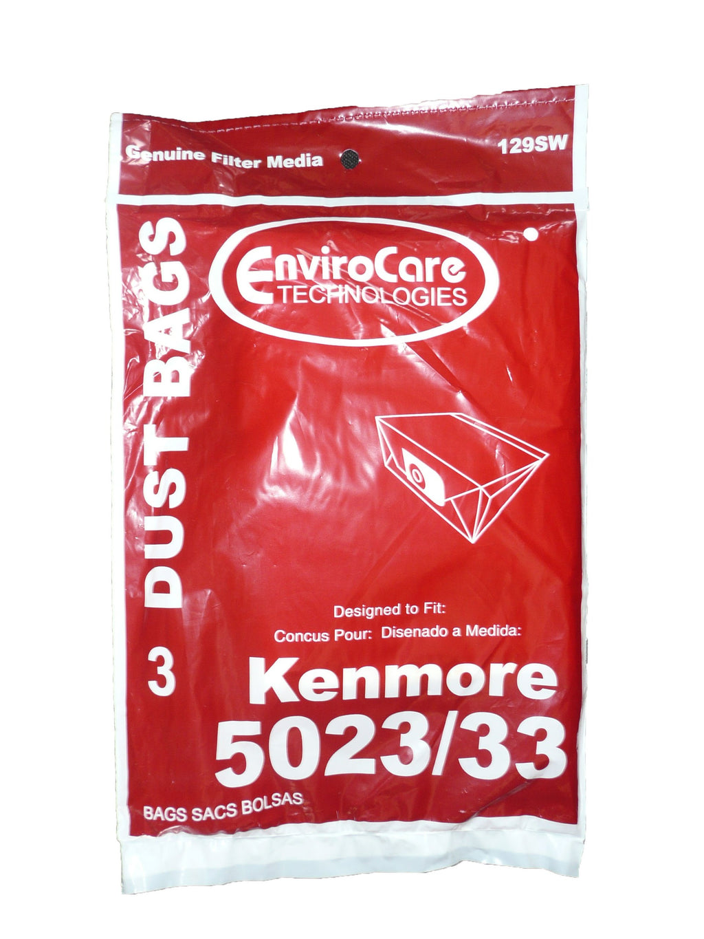 EnviroCare Premium Replacement Vacuum Cleaner Dust Bags designed to fit Kenmore Canisters 5023/5033 6 pack