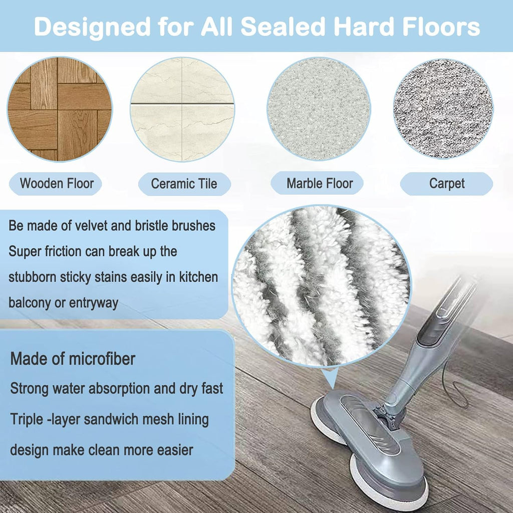 Shark S7001 Replacement Steam Mop Pads - 14 Pack All-in-One Scrubbing Pads for S7001, S8201, S7201 Series