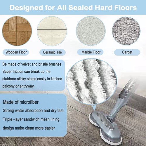 12 Pack S7001 Pads Replacement Steam Mop Pads for Shark S7001 S8201 S7000AMZ S8001 S7000 S7001TGT S7005 S7020 Series Steam Mop Pads,Steam & Scrub All-in-One Scrubbing Mop Pads,Compare Part #:XKITP7000