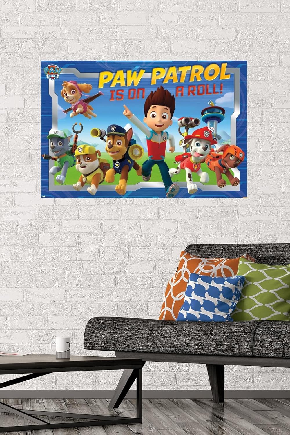 Trends International Nickelodeon Paw Patrol Crew Wall Poster - 22.375" x 34" | Vibrant Kids' Room Decor