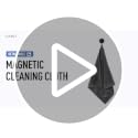 loukin Magnetic Dry Erase Cloth - 12x12 Microfiber Cleaning Cloth (Grey)