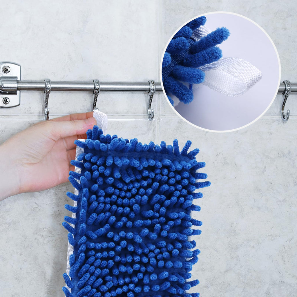3 Pack Mop Heads Replacements Compatible with O-Cedar Dual-Action Flip Mop, Double-Sided Microfiber Chenille Mop Refills for Dry Wet Use, Washable Reusable Floor Cleaning Pads