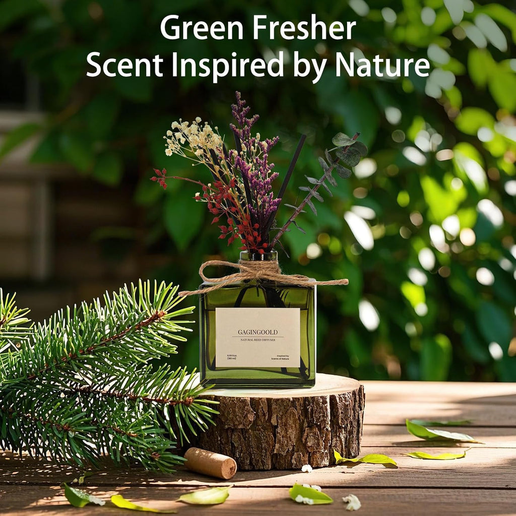 Reed | Earthy Sandalwood Scented Diffuser by [Brand Name] - 6.09 oz Long-Lasting Elegance for Home Decor