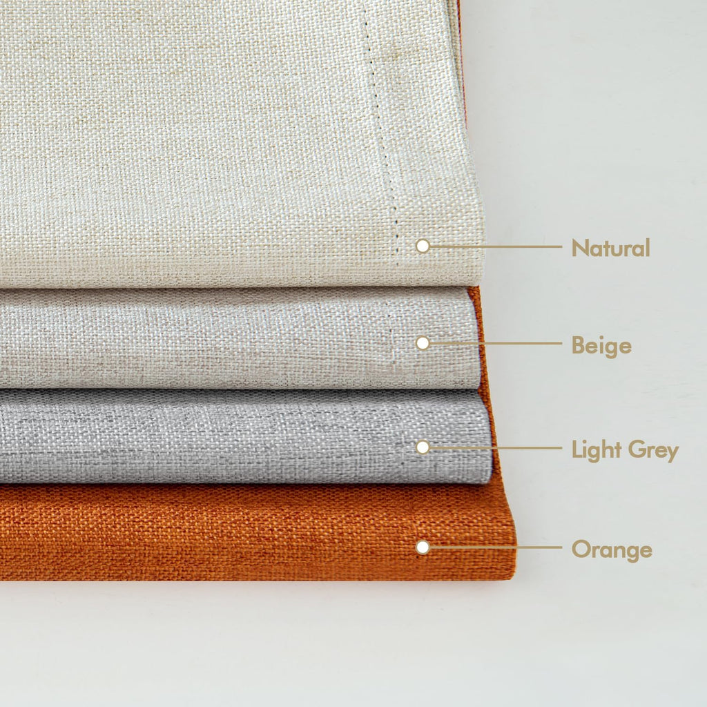 MIULEE 100% Blackout Curtains - Linen Pinch Pleated Thermal Insulated Drapes, 92 Inch Long, Beige & Greige, 2 Panels Set
