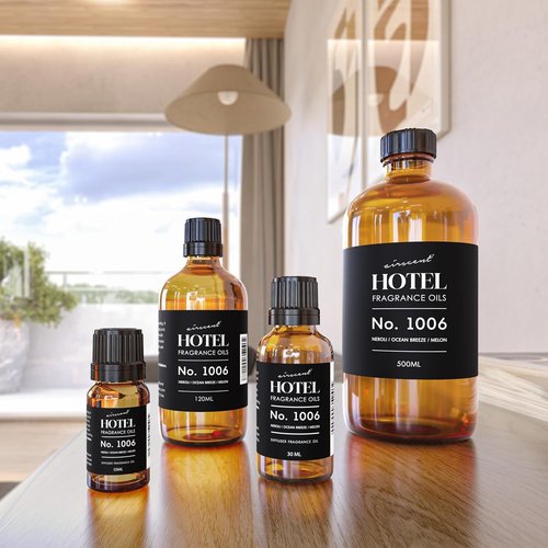 AirScent Hotel Diffuser Oil No. 1006 - Neroli Ocean Breeze Melon - Premium Fragrance for Diffusers | 10 mL Glass Dropper Bottle