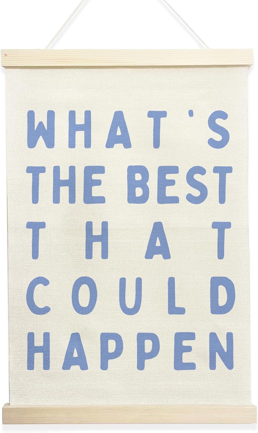 NQDWX Inspirational Quote Wall Art - Motivational Canvas Hanging Sign for Office or Home | 12x17 Inches
