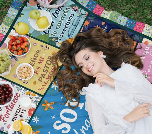 Nicetous Regalos Cristianos en Español, Regalos Cristianos para Mujer Manta, Regalos para Mujer Cristiana, Spanish Christian Gifts for Women, Christian Blanket for Women Soft Throw Blanket 50x60in
