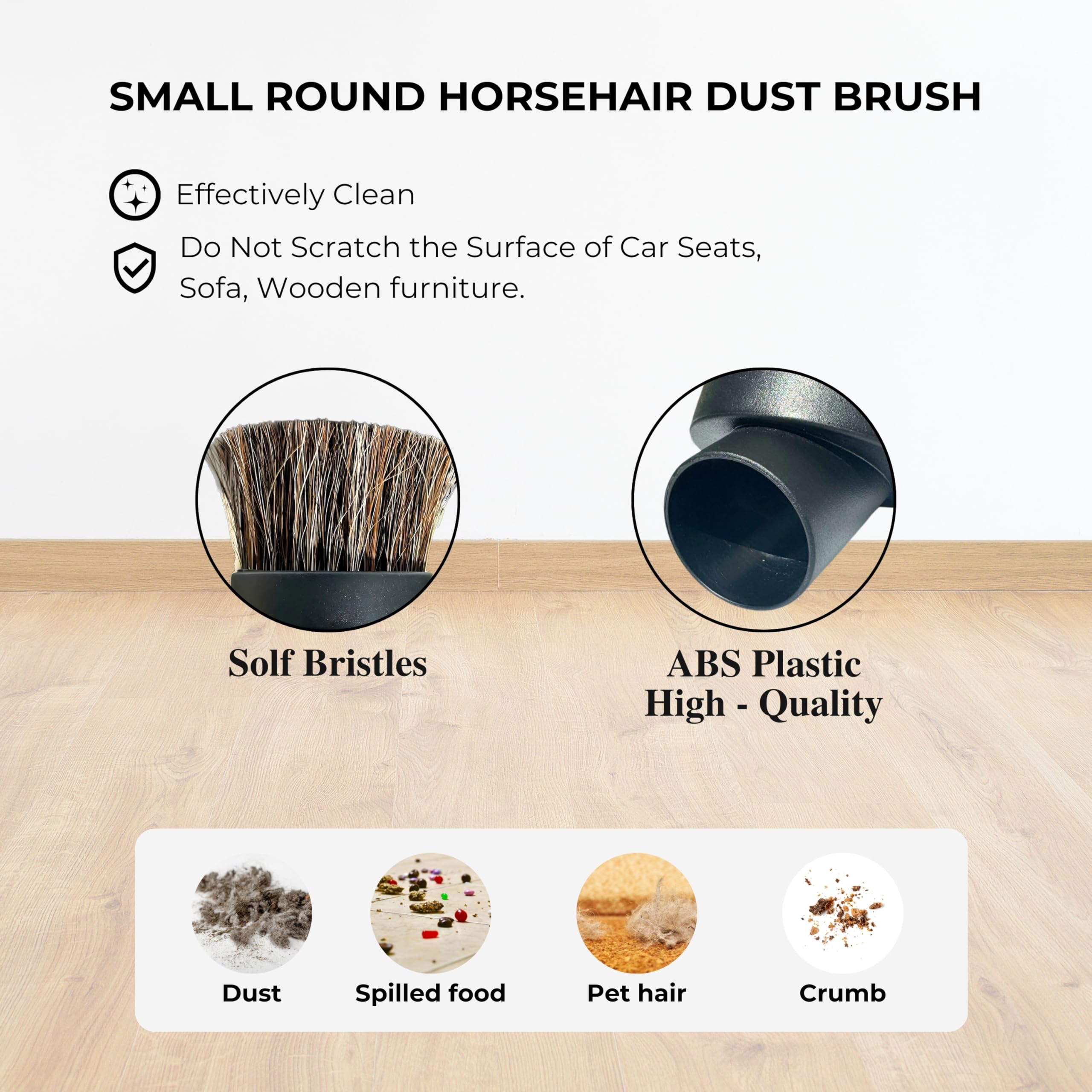 For Shark Vacuum Cleaner Accessories Replacement Kit | Household Cleaning Set with Crevice Tool, Dust Brushes & Vacuum Hose Adapters | 35MM Vacuum Attachments & Brushes