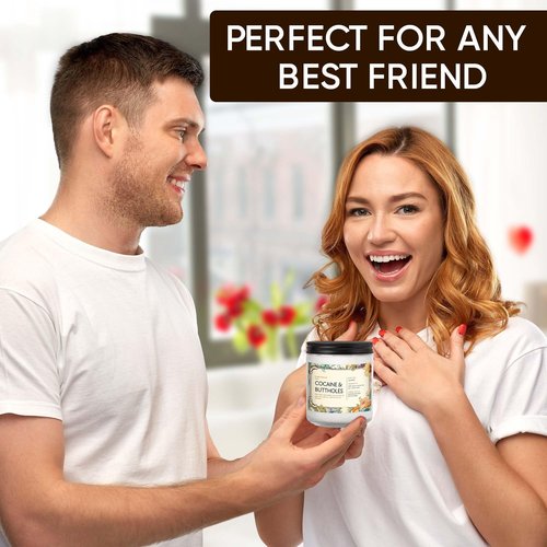 Funny Scented Candle – Sophisticated AF Lavender Candle – Gag Gift for Men, Women, Roommates, Coworkers – Housewarming, New Home, New Apartment, Dorm – 7oz Hand-Poured Soy Wax