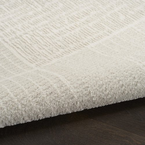 Nourison Home Nordic Ivory 2' x 6' Area Rug - Easy Clean, Non Shedding, Bed Room, Living Room, Dining Room, Kitchen (6' Runner)