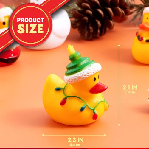 JOYIN Christmas Advent Calendar - 24 Days of Fun Rubber Duck Bath Toys for Kids | Perfect Holiday Gift