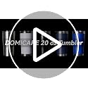 20oz Stainless Steel Insulated Travel Mug with Lid - Black, Pack of 12