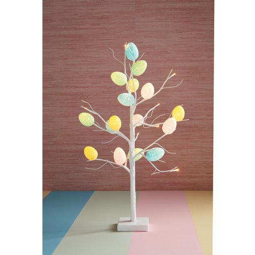Mud Pie Easter Egg Light Tree; 23" H