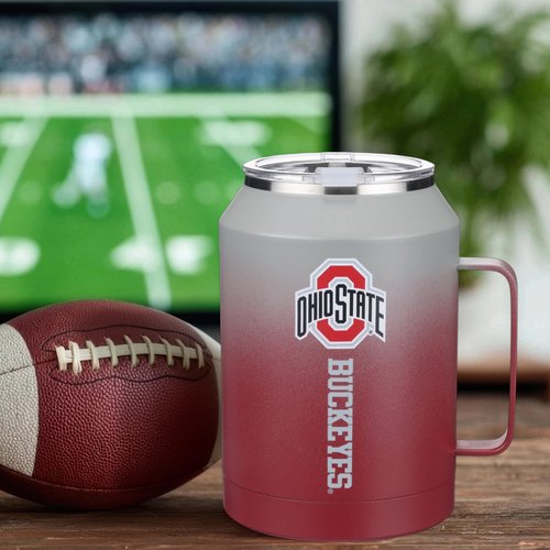 The Memory Company Officially Licensed 50oz Ombre Water Jug with Handle and Straw, Ohio State University